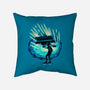 Time Surfing-None-Non-Removable Cover w Insert-Throw Pillow-rmatix