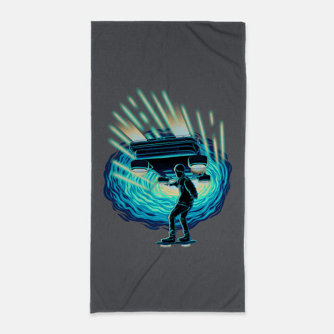 Time Surfing-None-Beach-Towel-rmatix