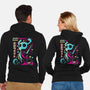 Kawaii Knight-Unisex-Zip-Up-Sweatshirt-arace