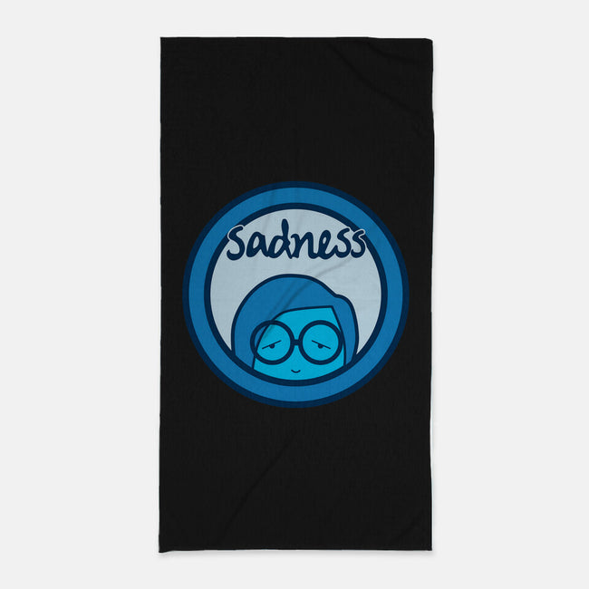 Sadness-None-Beach-Towel-paulagarcia