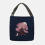 Fox At Sakura Tree-None-Adjustable Tote-Bag-IKILO