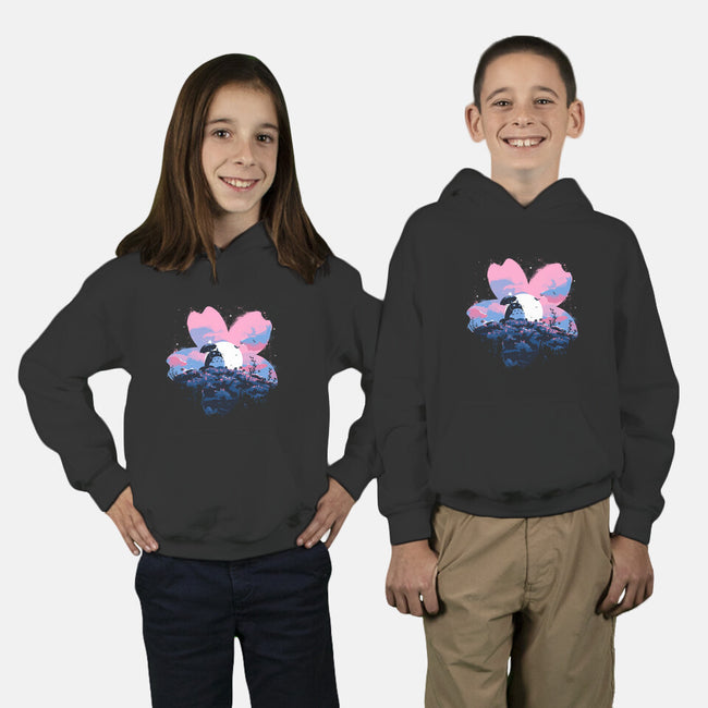 Sakura Spirit-Youth-Pullover-Sweatshirt-IKILO