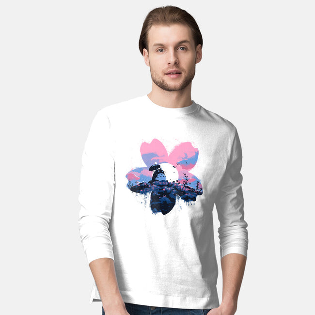 Sakura Spirit-Mens-Long Sleeved-Tee-IKILO