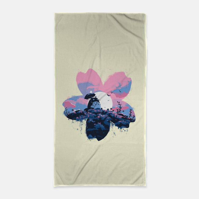 Sakura Spirit-None-Beach-Towel-IKILO