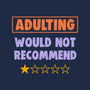 Adulting Would Not Recommend-Womens-Fitted-Tee-koalastudio