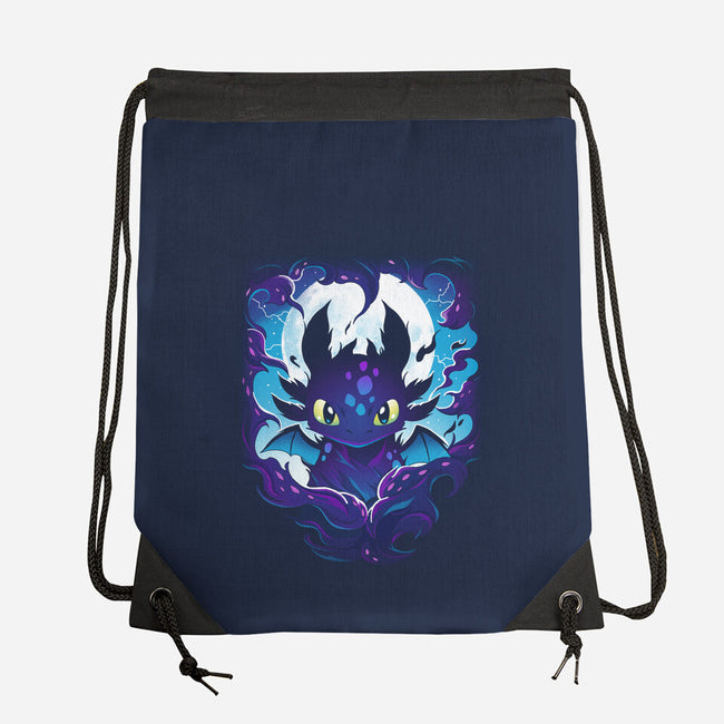 Darkness Dragon-None-Drawstring-Bag-Vallina84