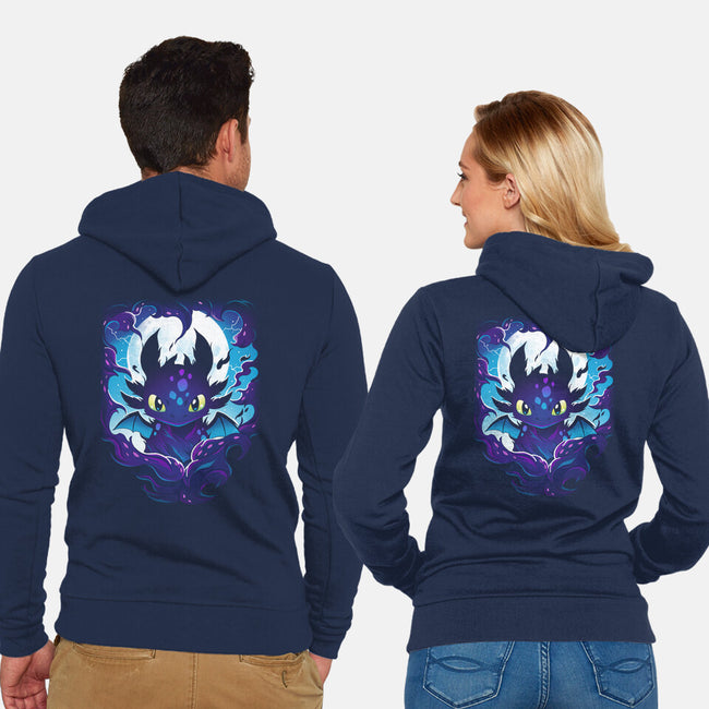 Darkness Dragon-Unisex-Zip-Up-Sweatshirt-Vallina84