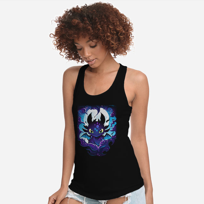 Darkness Dragon-Womens-Racerback-Tank-Vallina84