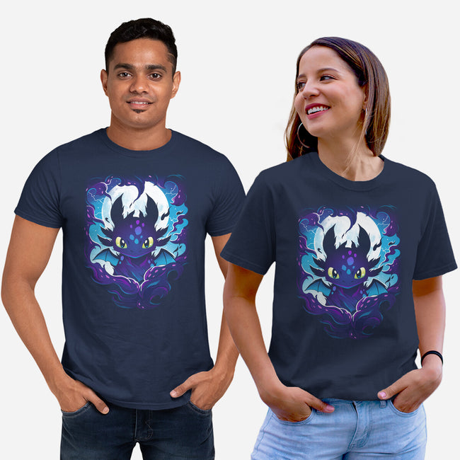 Darkness Dragon-Unisex-Basic-Tee-Vallina84