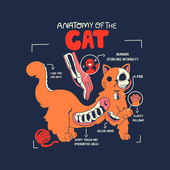 Anatomy Of The Cat-None-Adjustable Tote-Bag-yumie