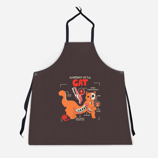 Anatomy Of The Cat-Unisex-Kitchen-Apron-yumie