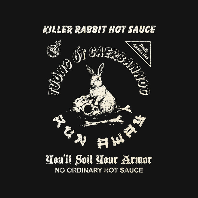 Killer Rabbit Hot Sauce-Womens-V-Neck-Tee-kg07