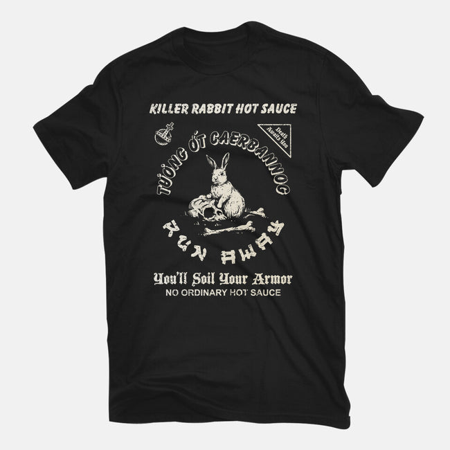 Killer Rabbit Hot Sauce-Unisex-Basic-Tee-kg07