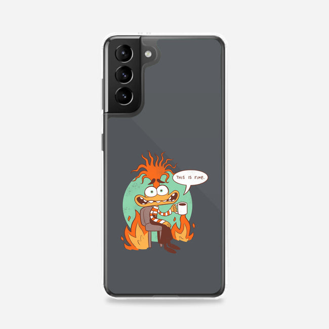 Anxiety Is Fine-Samsung-Snap-Phone Case-paulagarcia