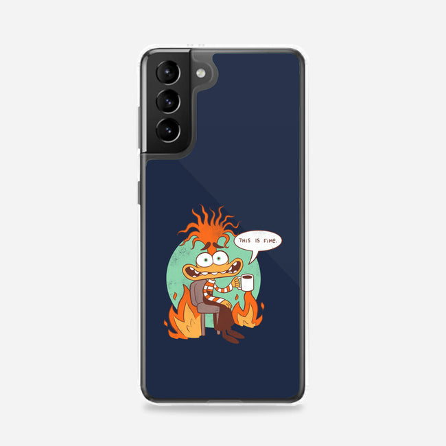 Anxiety Is Fine-Samsung-Snap-Phone Case-paulagarcia