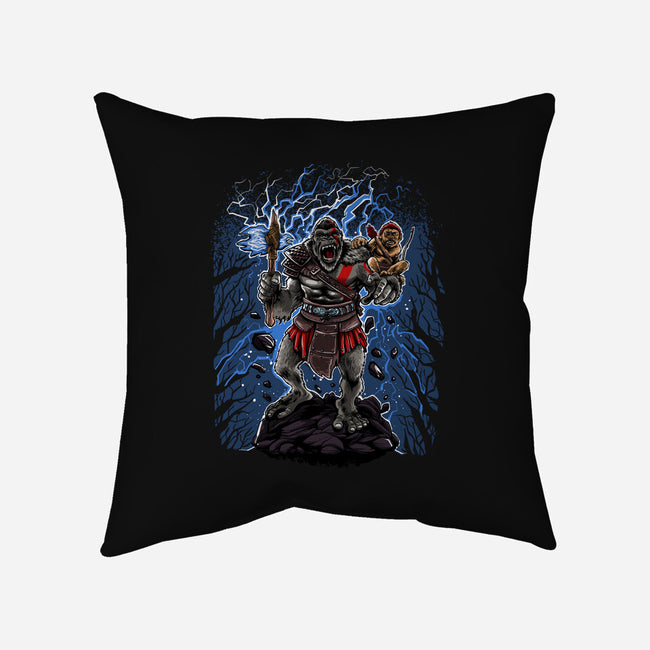 King Of War-None-Non-Removable Cover w Insert-Throw Pillow-zascanauta