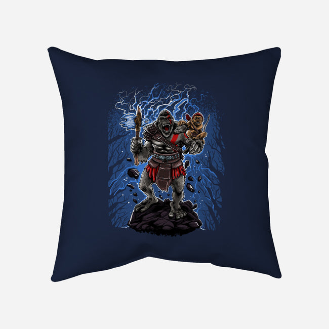 King Of War-None-Non-Removable Cover w Insert-Throw Pillow-zascanauta