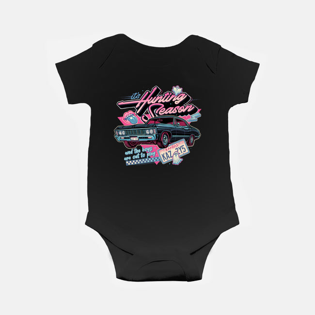 Hunting Season-Baby-Basic-Onesie-glitchygorilla