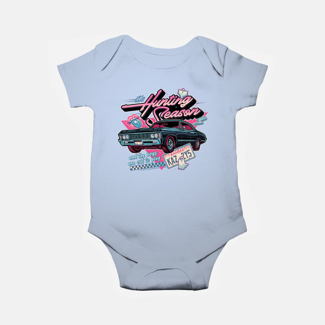 Hunting Season-Baby-Basic-Onesie-glitchygorilla