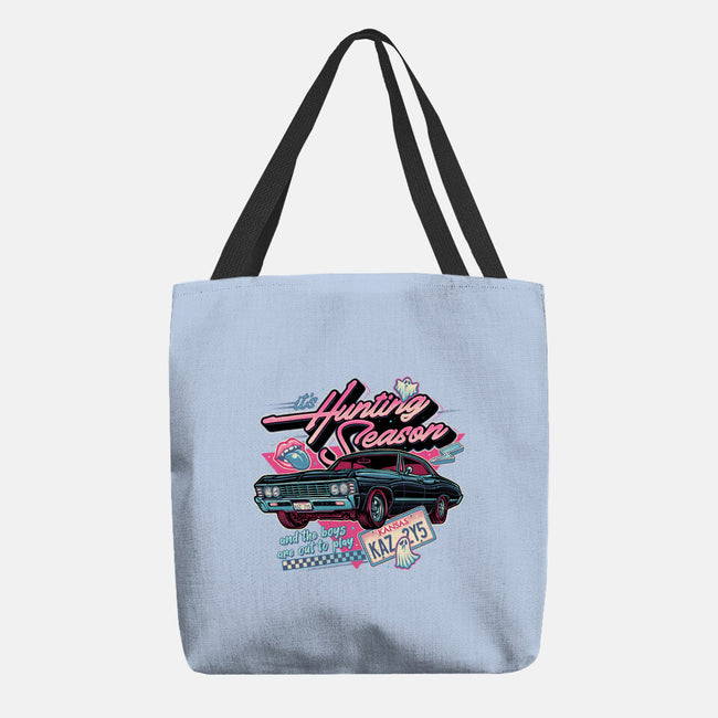 Hunting Season-None-Basic Tote-Bag-glitchygorilla