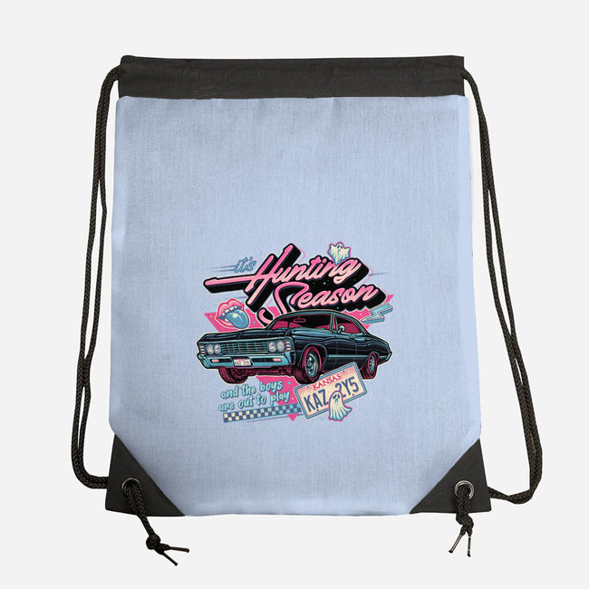 Hunting Season-None-Drawstring-Bag-glitchygorilla