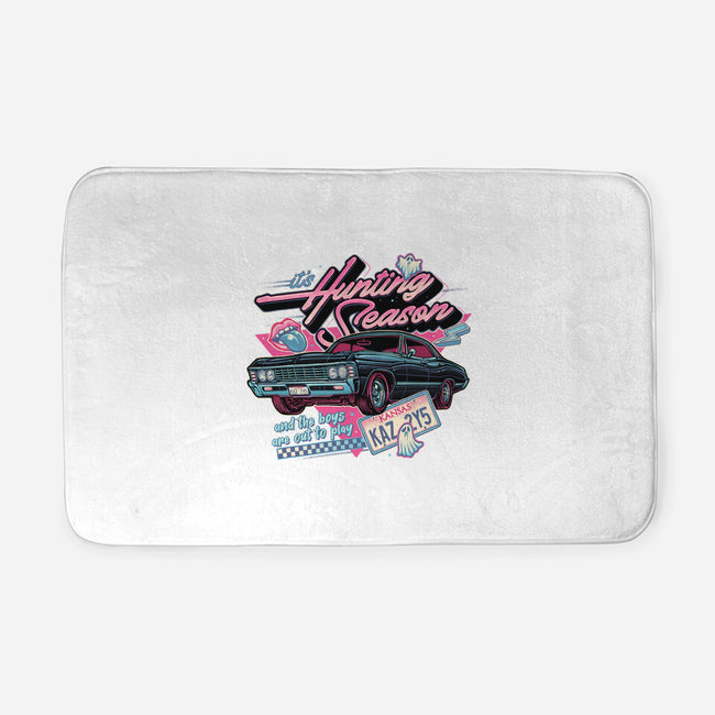 Hunting Season-None-Memory Foam-Bath Mat-glitchygorilla