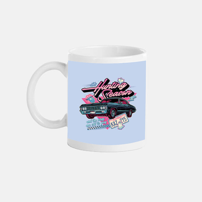 Hunting Season-None-Mug-Drinkware-glitchygorilla