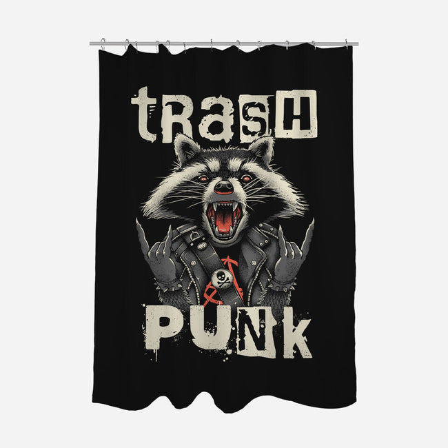 Trasher Punk-None-Polyester-Shower Curtain-vp021