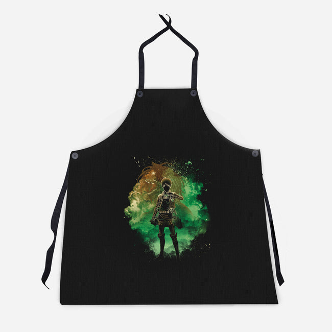 Soul Of The Attack Titan-Unisex-Kitchen-Apron-Donnie