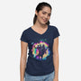 Merc Unicorn-Womens-V-Neck-Tee-Donnie