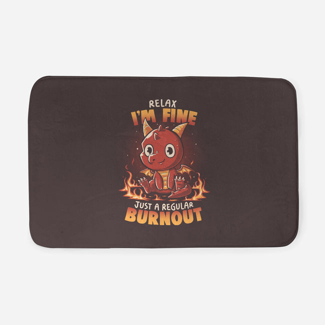 Burnout Dragon-None-Memory Foam-Bath Mat-koalastudio