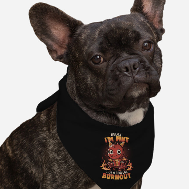 Burnout Dragon-Dog-Bandana-Pet Collar-koalastudio