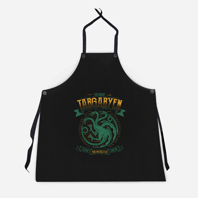 Team Green-Unisex-Kitchen-Apron-teesgeex