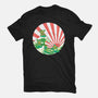 The Great Wave Of Cowabunga-Womens-Basic-Tee-dalethesk8er