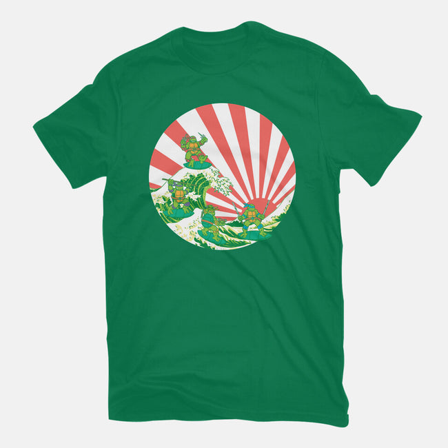 The Great Wave Of Cowabunga-Mens-Heavyweight-Tee-dalethesk8er