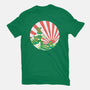 The Great Wave Of Cowabunga-Mens-Basic-Tee-dalethesk8er