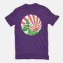 The Great Wave Of Cowabunga-Womens-Basic-Tee-dalethesk8er