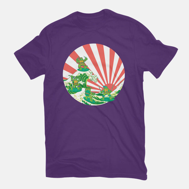 The Great Wave Of Cowabunga-Mens-Basic-Tee-dalethesk8er