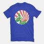 The Great Wave Of Cowabunga-Womens-Basic-Tee-dalethesk8er