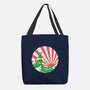 The Great Wave Of Cowabunga-None-Basic Tote-Bag-dalethesk8er