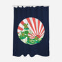 The Great Wave Of Cowabunga-None-Polyester-Shower Curtain-dalethesk8er