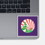 The Great Wave Of Cowabunga-None-Glossy-Sticker-dalethesk8er