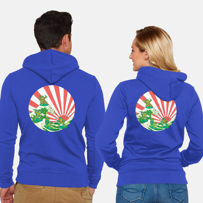 The Great Wave Of Cowabunga-Unisex-Zip-Up-Sweatshirt-dalethesk8er