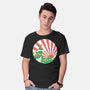 The Great Wave Of Cowabunga-Mens-Basic-Tee-dalethesk8er