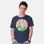 The Great Wave Of Cowabunga-Mens-Basic-Tee-dalethesk8er