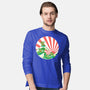 The Great Wave Of Cowabunga-Mens-Long Sleeved-Tee-dalethesk8er