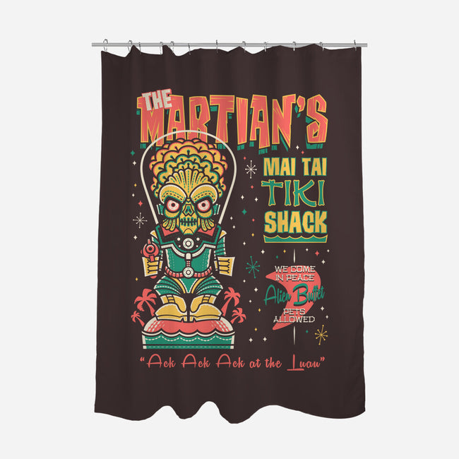 Martian Mai Tai-None-Polyester-Shower Curtain-Nemons