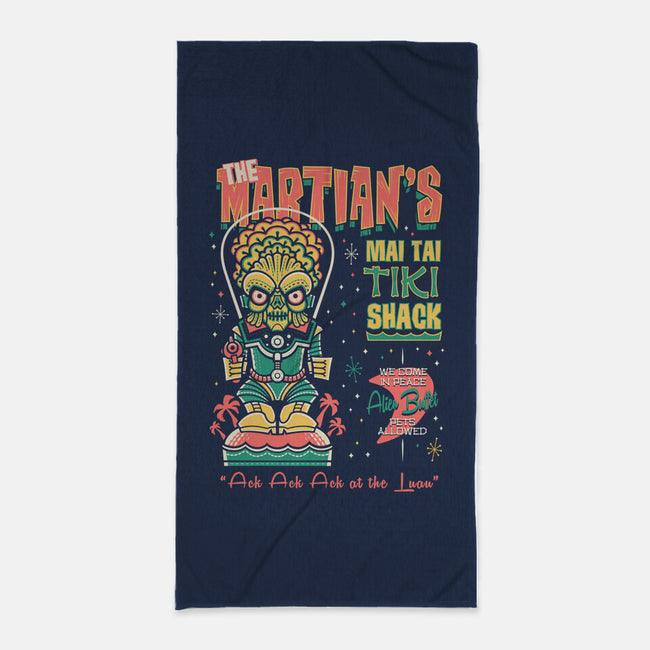 Martian Mai Tai-None-Beach-Towel-Nemons