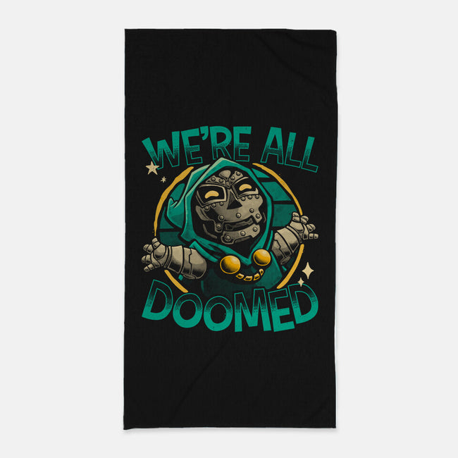 All Doomed-None-Beach-Towel-teesgeex