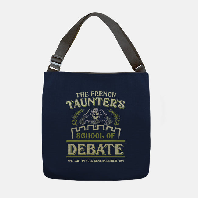 Taunter's Debate School-None-Adjustable Tote-Bag-kg07